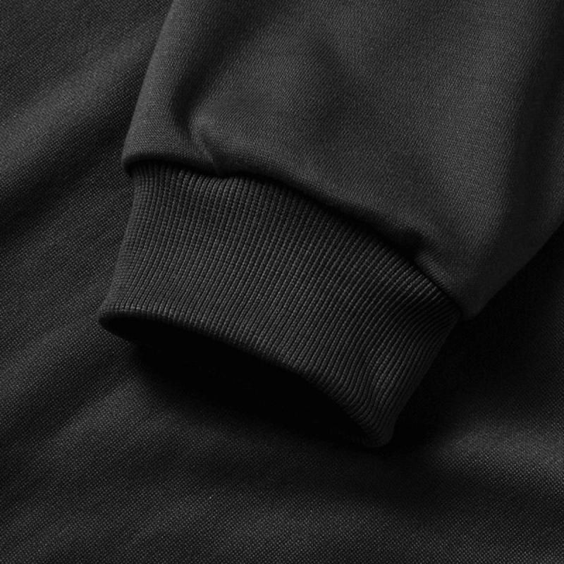 10 Kasıma Özel 3 İplik Kapüşonlu Baskılı SweatShirt Hoodie - Siyah