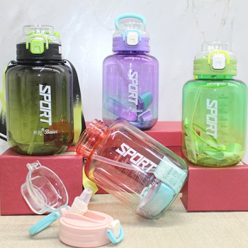 1100 ml Pipetli Su Matarası Suluk 