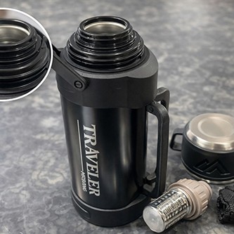 1200 ml Çift Katmanlı Vakumlu Paslanmaz Çelik Termos 