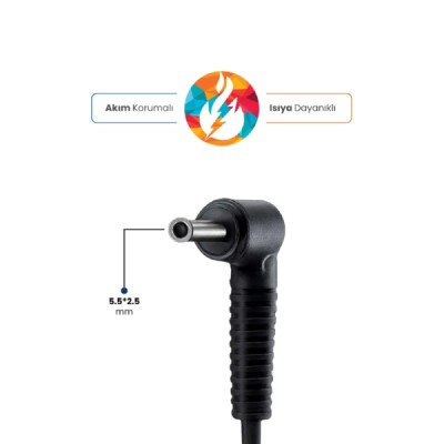12V 5A 5.5 * 2.5mm 60W Led ve Modem Adaptörü
