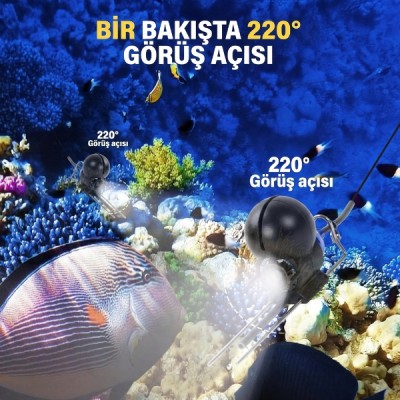 25 Metre Sualtı Balık Tutma Kamerası 