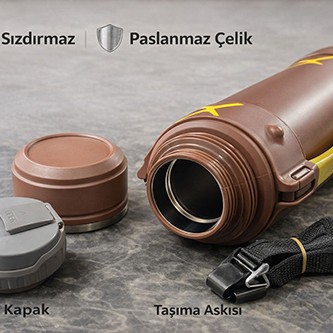 2500 ml Çift Katmanlı Vakumlu Paslanmaz Çelik Termos 