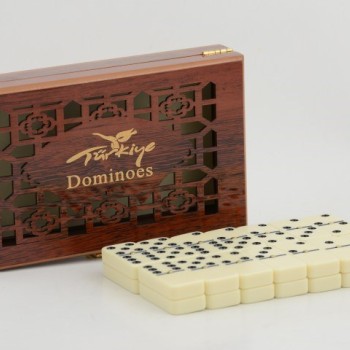 Ahşap Kutulu Domino Oyunu 