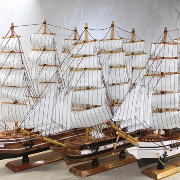 Ahşap Yelken Gemi Model 3