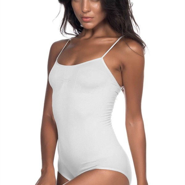 Arias Closet Beyaz Mı Emay 1923 Soft İp Askılı Çıtçıtlı Body