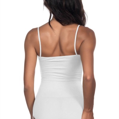 Arias Closet Beyaz Mı Emay 1923 Soft İp Askılı Çıtçıtlı Body