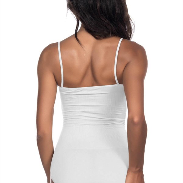 Arias Closet Beyaz Mı Emay 1923 Soft İp Askılı Çıtçıtlı Body