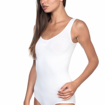 Arias Closet Beyaz Mı Emay 1924 Soft Kalın Askıllı Çıtçıtlı Body