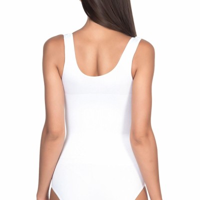 Arias Closet Beyaz Mı Emay 1924 Soft Kalın Askıllı Çıtçıtlı Body