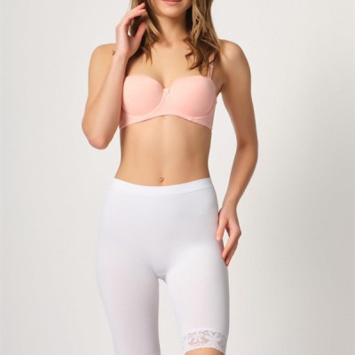 Arias Closet Beyaz Mı Emay 3004 Soft Uzun Paça Dantel Boxer