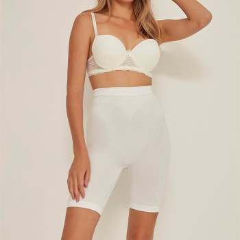 Arias Closet Beyaz Mı Emay 3005 Soft Uzun Paçalı Boxer Korse