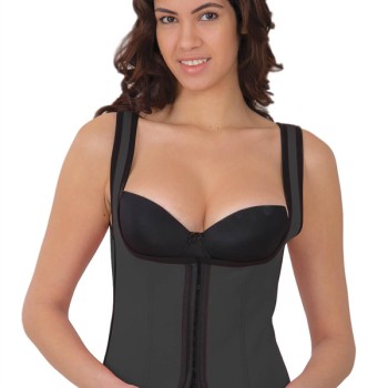 Arias Closet Gri Mı 9173 Terletici Agraflı Göğsü Açık Atlet Korse
