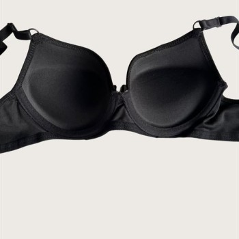 Arias Closet Siyah-Beyaz-Kırmızı-Ten 4'Lü Dolgulu Push Up Micro Balenli Günlük Tek Destekli Sütyen