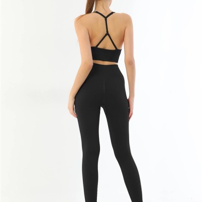 Arias Closet Siyah Mı Emay 3921 Soft Seamless Ripli Tayt Yoga Takımı