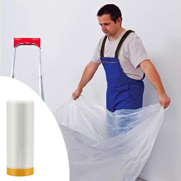 Boya Badana Eşya Koruma Yapışkanlı Örtü 180 cm x 15 mt 