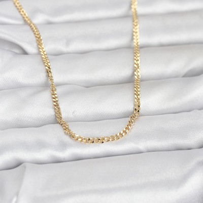 CM 14K Gold Renk 60 cm Zincir Kadın Kolye