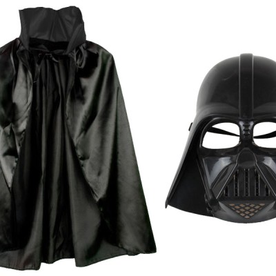 Çocuk Boy Darth Vader Maskesi ve Pelerin Seti
