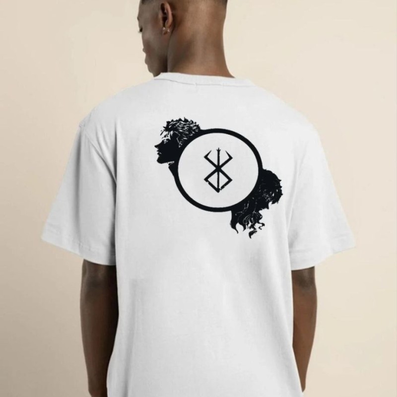Erkek Baskılı T-Shirt Kısa Kol Bisiklet Yaka Regular Fit Rahat Kalıp Günlük Tişört - Beyaz