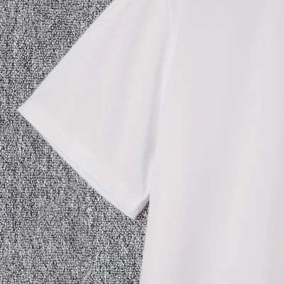 Erkek Baskılı T-Shirt Kısa Kol Bisiklet Yaka Regular Fit Rahat Kalıp Günlük Tişört - Beyaz