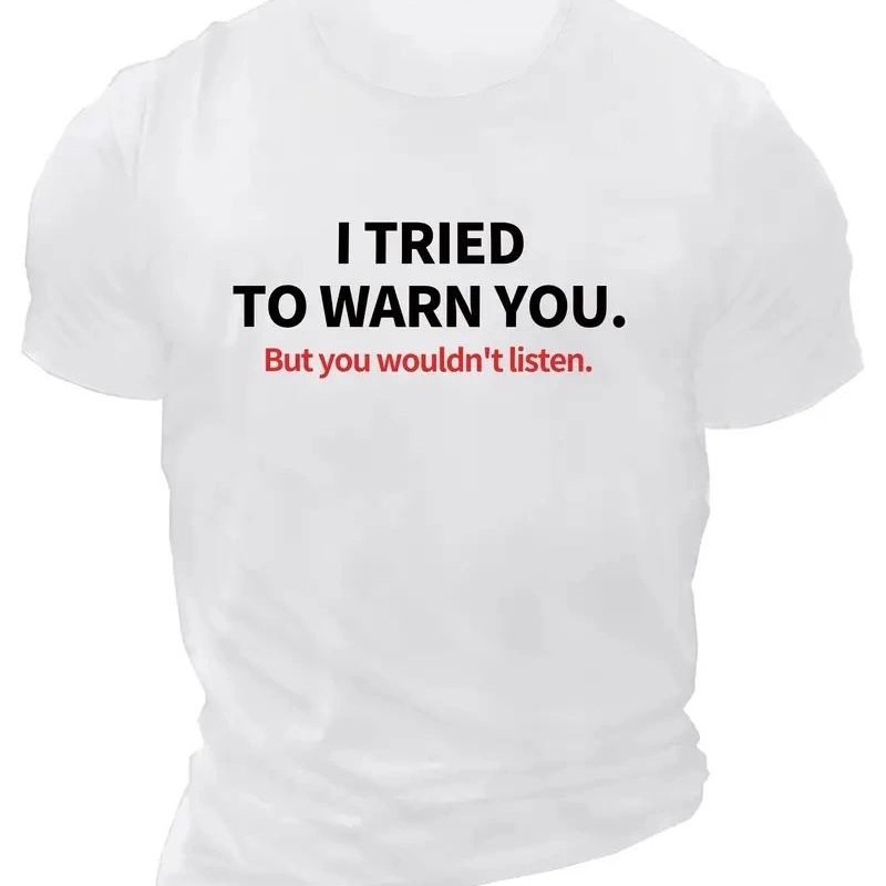 Erkek Baskılı T-Shirt Kısa Kol Bisiklet Yaka Regular Fit Rahat Kalıp Günlük Tişört - Beyaz