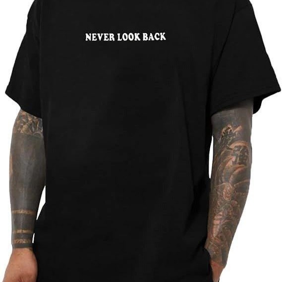 Erkek Baskılı T-Shirt Kısa Kol Bisiklet Yaka Regular Fit Rahat Kalıp Tişört - Siyah