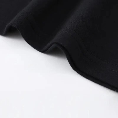 Erkek Baskılı T-Shirt Kısa Kol Bisiklet Yaka Regular Fit Rahat Kalıp Tişört - Siyah