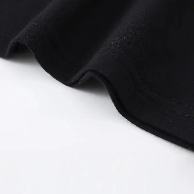 Erkek Baskılı T-Shirt Kısa Kol Bisiklet Yaka Regular Fit Rahat Kalıp Tişört - Siyah