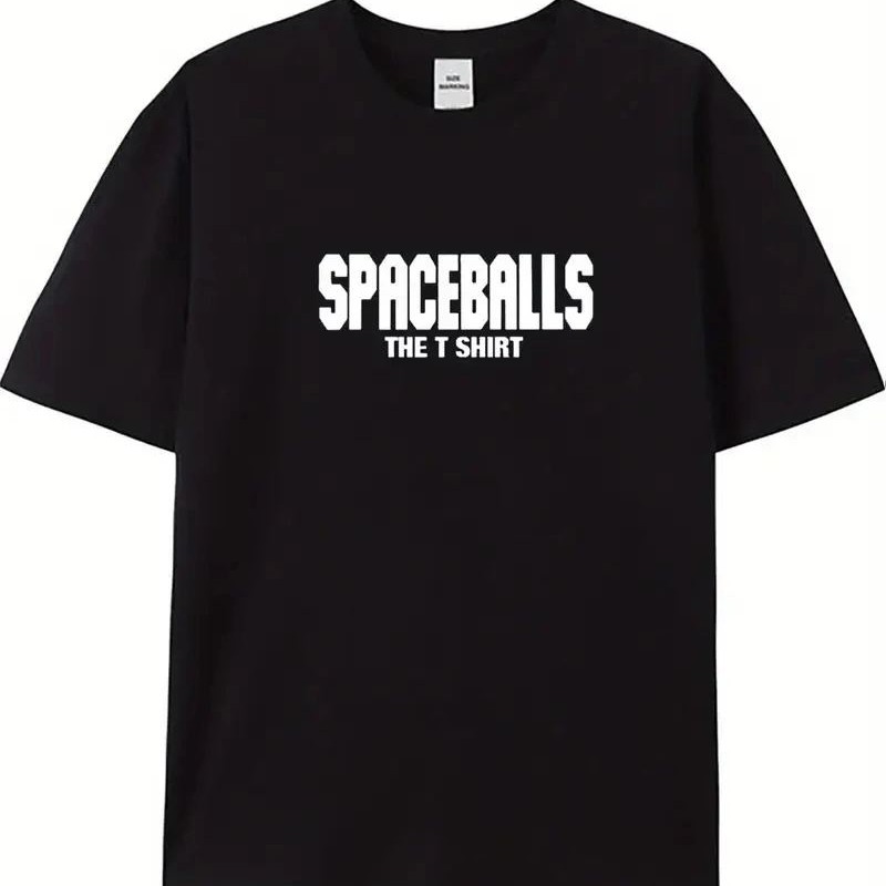 Erkek Baskılı T-Shirt Kısa Kol Bisiklet Yaka Regular Fit Rahat Kalıp Tişört - Siyah