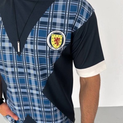 ERKEK Bisiklet Yaka Baskılı Kısa kol Oversize T-Shirt - Siyah