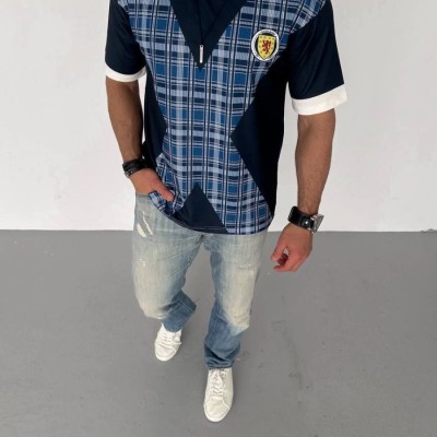 ERKEK Bisiklet Yaka Baskılı Kısa kol Oversize T-Shirt - Siyah