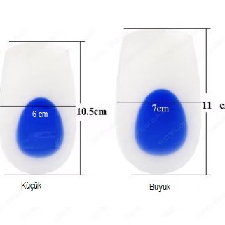 Erkek İçin Darbe Emici Topuk Silikonu