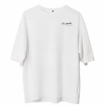 Erkek Kısa Kol Tişört Bisiklet Yaka ATATÜRK Baskılı T-Shirt -  Beyaz