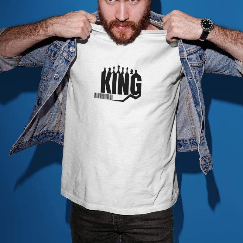 Erkek Özel Baskılı Modern Fit %100 Pamuk Bisiklet Yaka T-Shirt