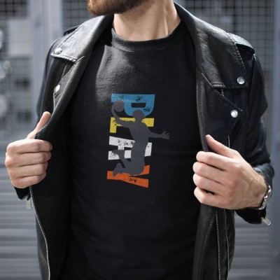 Erkek Özel Baskılı Modern Fit %100 Pamuk Bisiklet Yaka T-Shirt