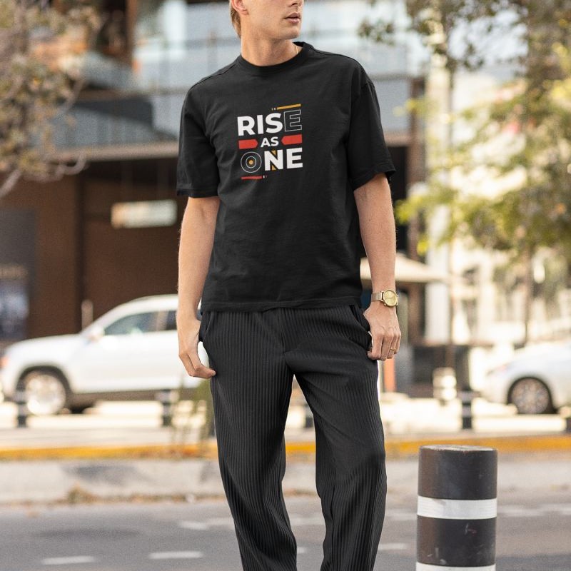 ERKEK Özel Baskılı Modern Fit %100 Pamuk Bisiklet Yaka T-Shirt