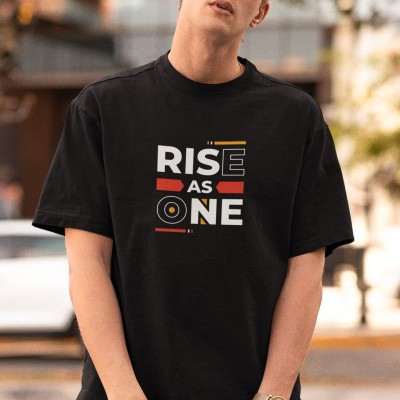ERKEK Özel Baskılı Modern Fit %100 Pamuk Bisiklet Yaka T-Shirt