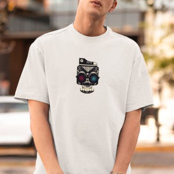 ERKEK Özel Baskılı Modern Fit %100 Pamuk Bisiklet Yaka T-Shirt