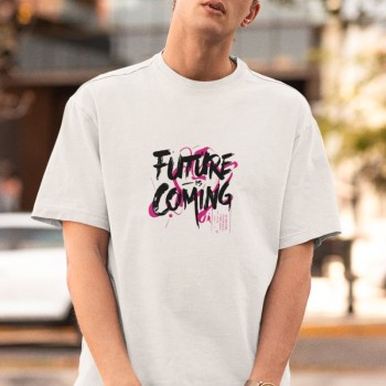 ERKEK Özel Baskılı Modern Fit %100 Pamuk Bisiklet Yaka T-Shirt