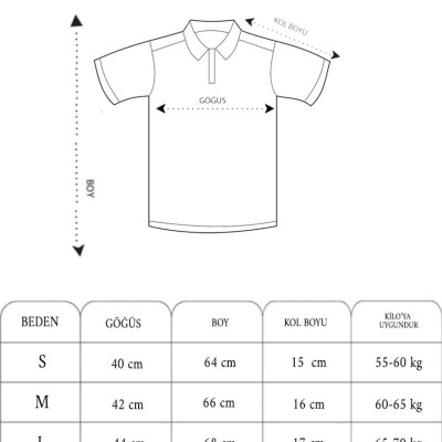 Erkek Polo Yaka tişört Slim Fit Dokuma Çizgili T-Shirt - Mavi