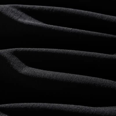 Erkek Tişört Dağ Grafikli Kısa kollu Yazlık T-shirt - Siyah