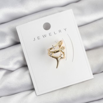 Gold Renk Pirinç Diken Model Kıkırdak Earcuff Küpe
