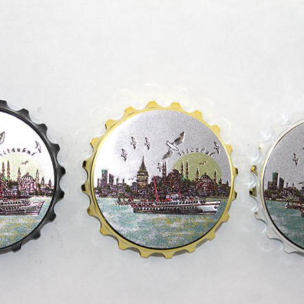 İstanbul Temalı Gazoz Kapağı Magnet - Model 1 