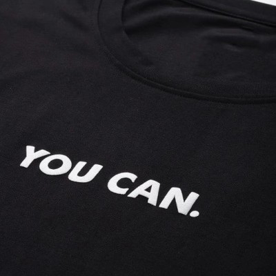 Kadın Baskılı T-Shirt Kısa Kol Bisiklet Yaka Oversize Rahat Kalıp Tişört - Siyah