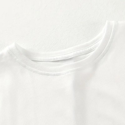 Kadın Gülücük Baskılı Tişört Kısa Kol Bisiklet Yaka Oversize T-Shirt - Beyaz