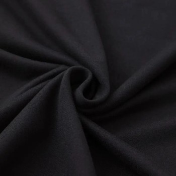 Kadın Kısa Kol Yazlık Tişört Bisiklet Yaka Baskılı Oversize T-Shirt - Siyah