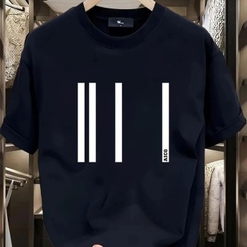 Kadın Kısa Kol Yazlık Tişört Bisiklet Yaka Baskılı Oversize T-Shirt - Siyah