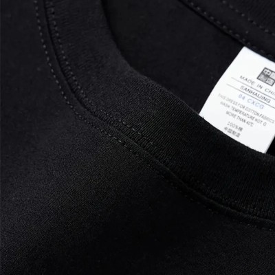 Kadın Kısa Kol Yazlık Tişört Bisiklet Yaka Baskılı Oversize T-Shirt - Siyah