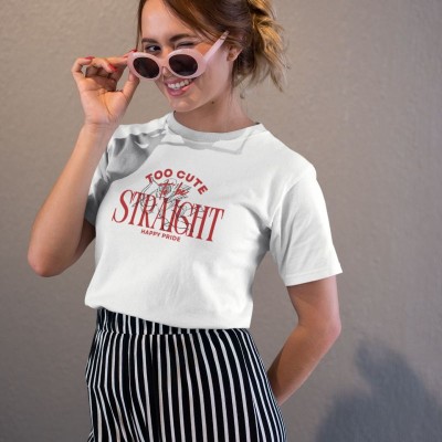 Kadın Özel Baskılı Modern Fit %100 Pamuk Bisiklet Yaka T-Shirt
