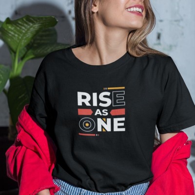 Kadın Özel Baskılı Modern Fit %100 Pamuk Bisiklet Yaka T-Shirt
