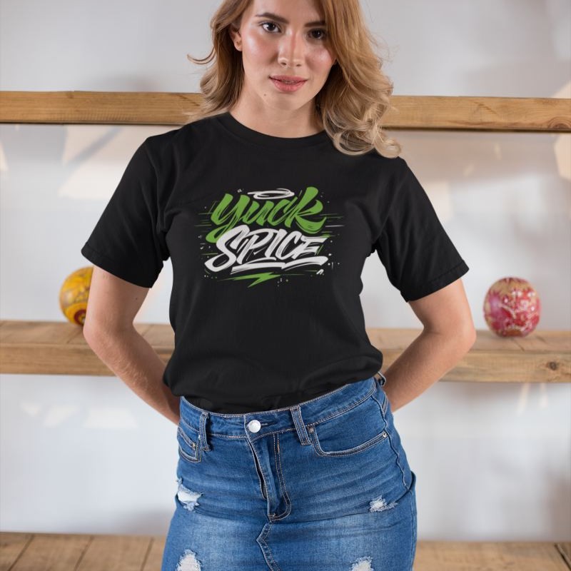 Kadın Özel Baskılı Modern Fit %100 Pamuk Bisiklet Yaka T-Shirt